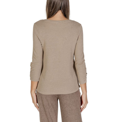 Hauts et t-shirts en polyester beige Street One