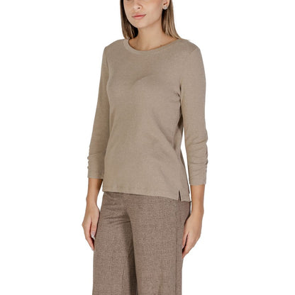 Hauts et t-shirts en polyester beige Street One