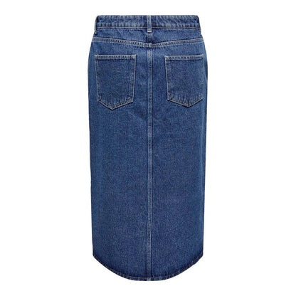 Coton bleu long uniquement