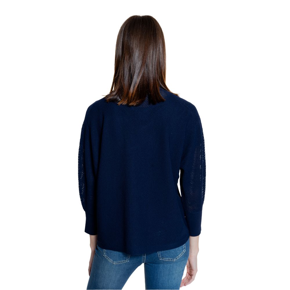 Cardigan en viscose bleu Street One