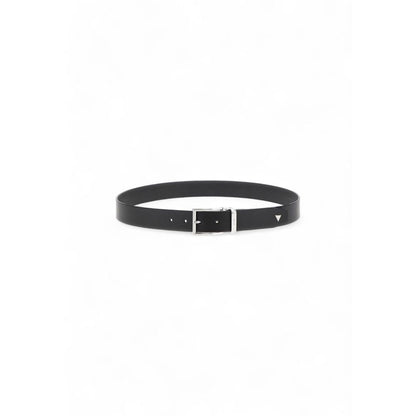 Ceinture en cuir noir Guess