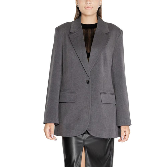 Costumes et blazers en polyester recyclé uniquement gris