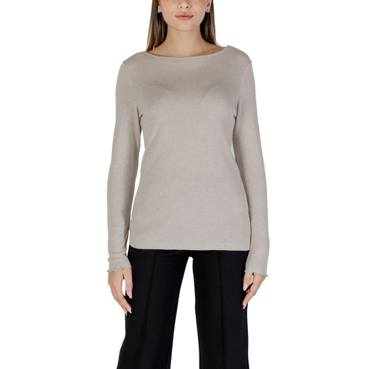Haut et t-shirt en viscose beige Street One