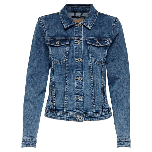 Vestes et manteaux en coton bleu uniquement