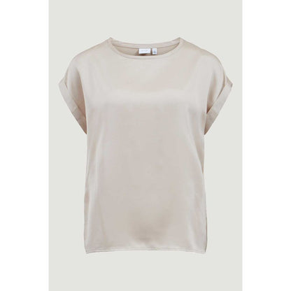 T-shirt en coton doré Vila Clothes