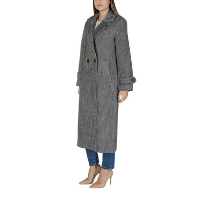 Vestes et manteaux en polyester noir Vila Clothes