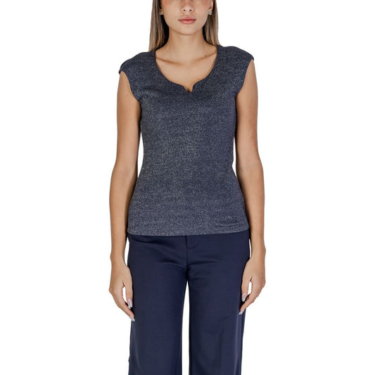 Street One Blue Viscose Tank Top by Street One