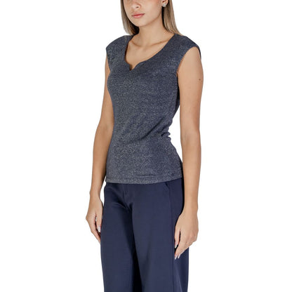 Street One Blue Viscose Tank Top by Street One