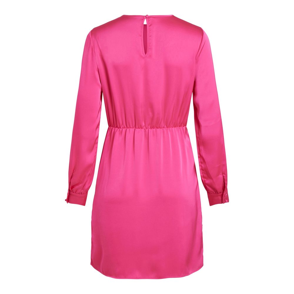 Vila Clothes Pink Polyester Short by Vila Clothes