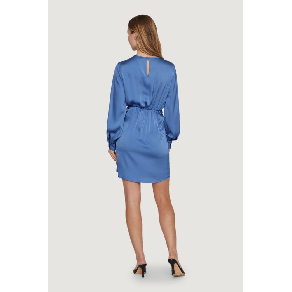 Vila Clothes Blue Recycled Polyester Short by Vila Clothes