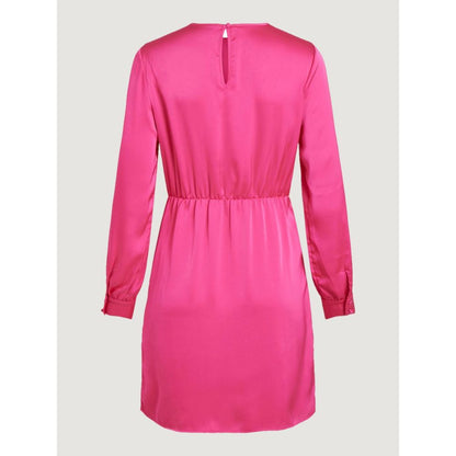 Vila Clothes Pink Polyester Short by Vila Clothes