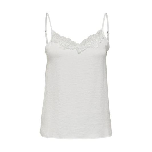 Débardeur en polyester blanc Jacqueline De Yong