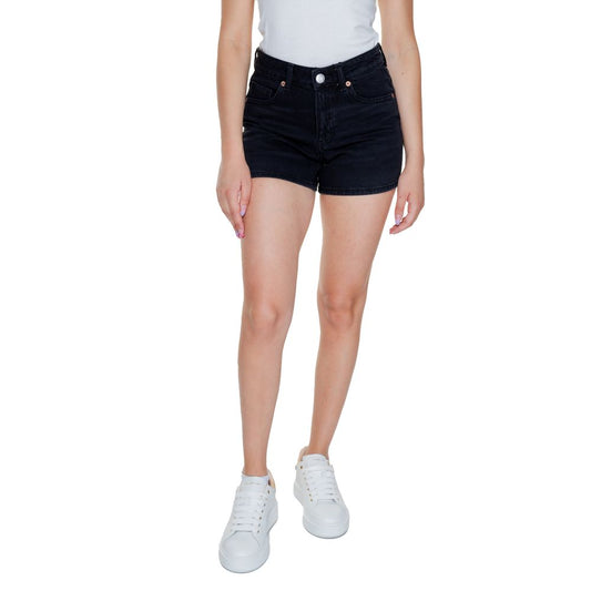 Short en coton noir Vero Moda