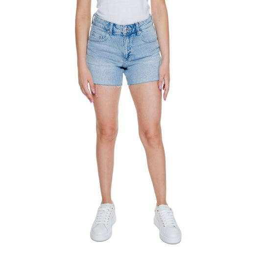 Short en coton bleu clair Vero Moda