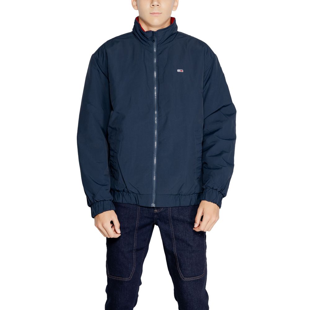 Tommy Hilfiger Jeans Blue Polyamide Jackets & Coat by Tommy Hilfiger Jeans