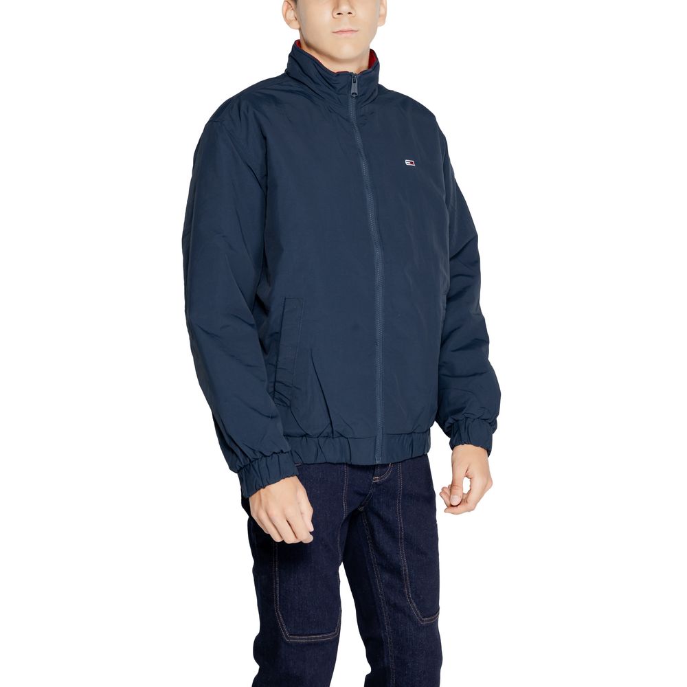 Tommy Hilfiger Jeans Blue Polyamide Jackets & Coat by Tommy Hilfiger Jeans