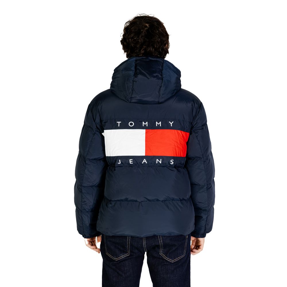 Tommy Hilfiger Jeans Blue Recycled Polyester Jackets & Coat by Tommy Hilfiger Jeans
