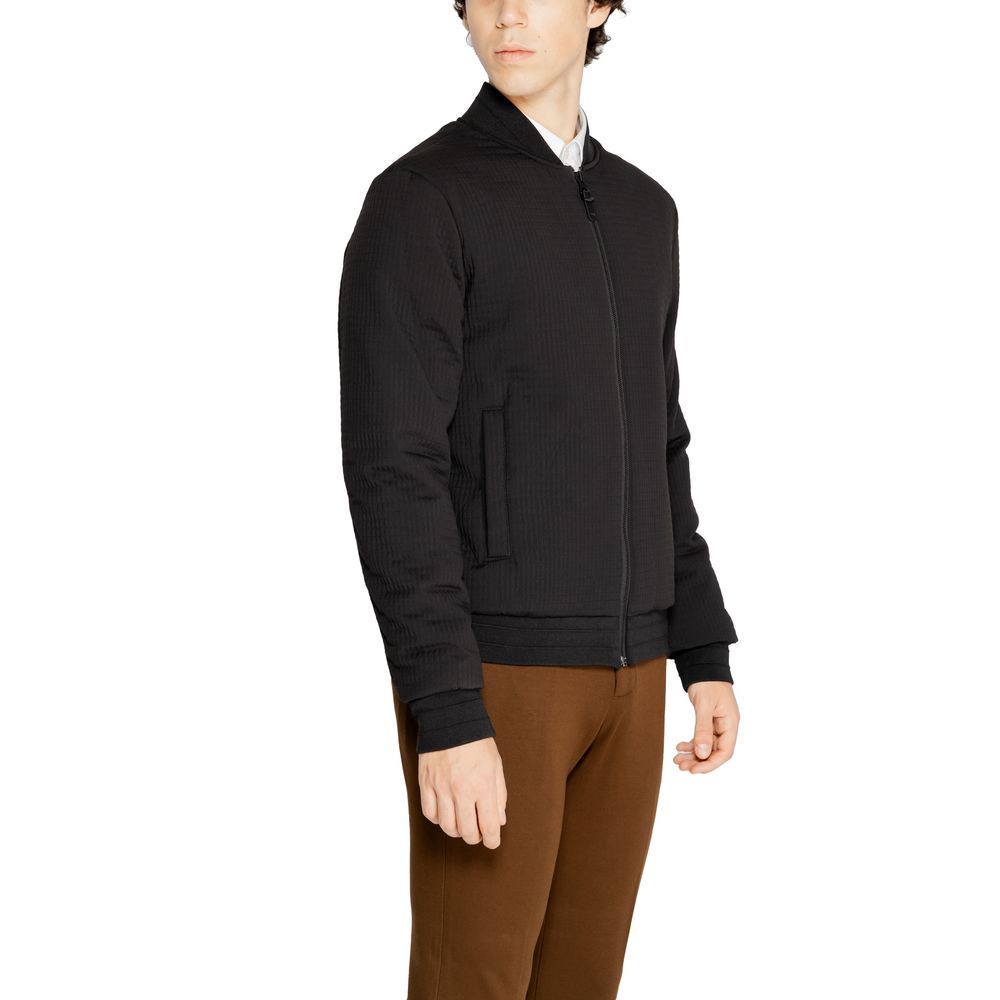 Antony Morato Black Polyester Jackets & Coat by Antony Morato