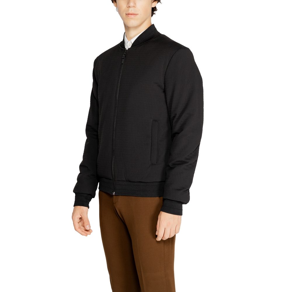 Antony Morato Black Polyester Jackets & Coat by Antony Morato