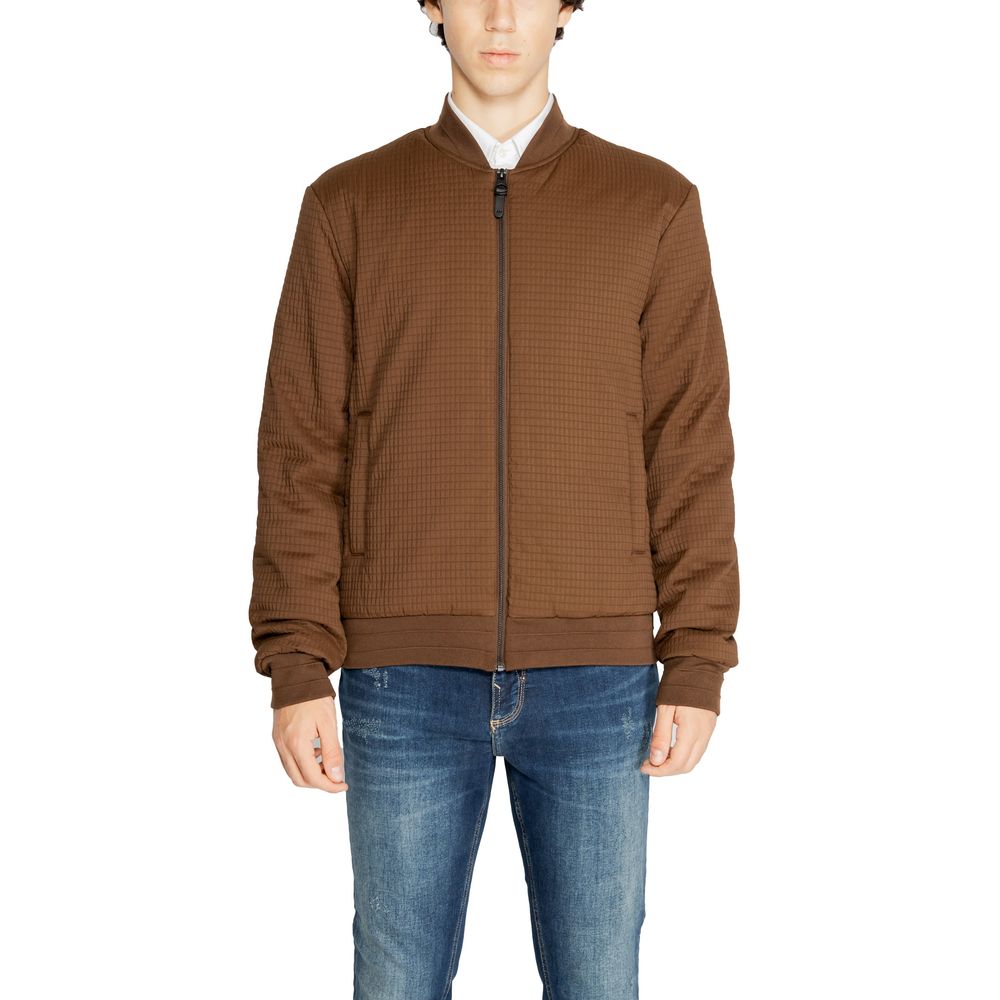 Antony Morato Brown Polyester Jackets & Coat by Antony Morato