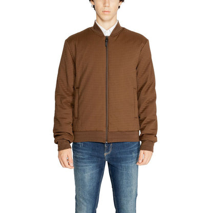 Antony Morato Brown Polyester Jackets & Coat by Antony Morato