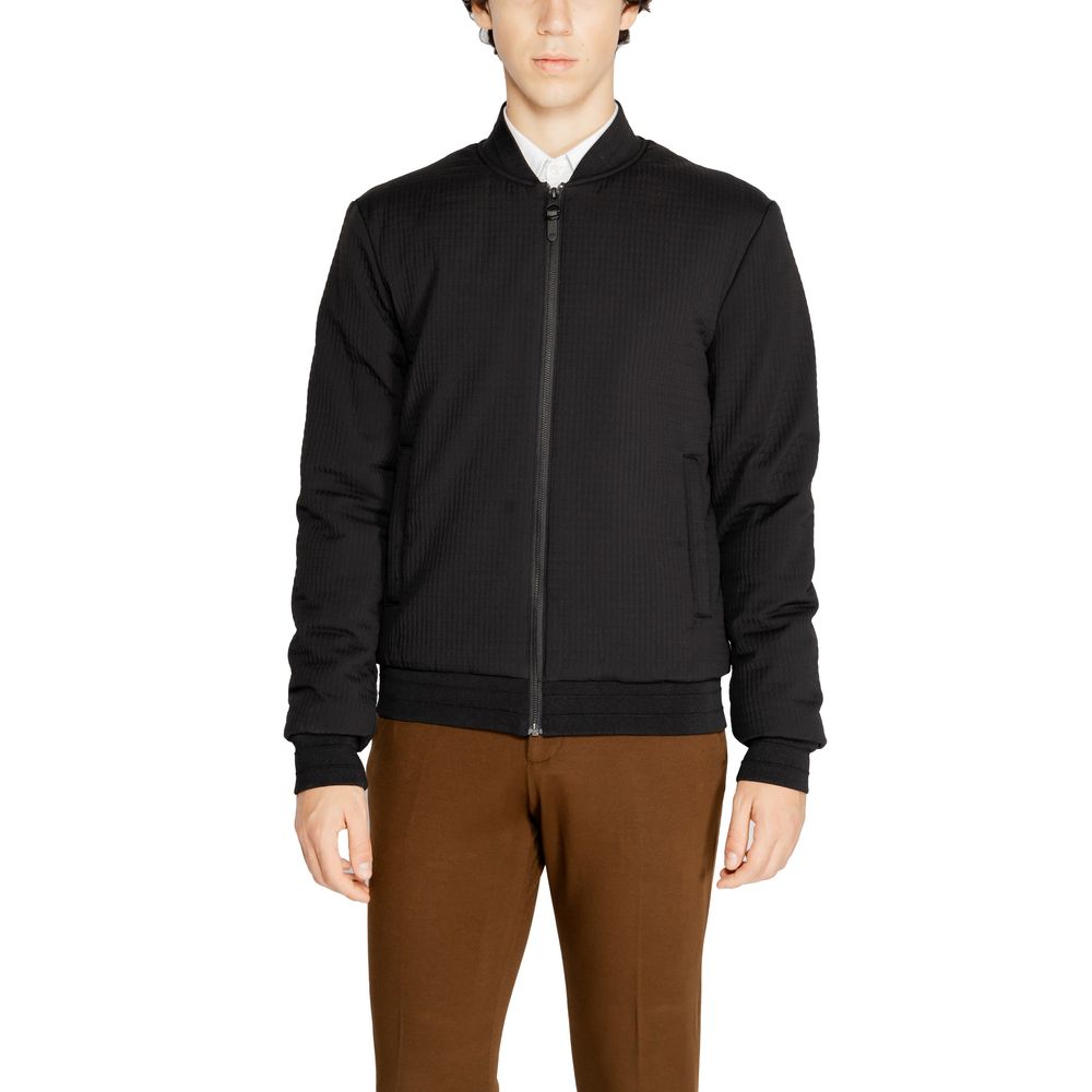 Antony Morato Black Polyester Jackets & Coat by Antony Morato
