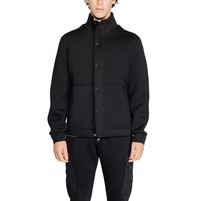Antony Morato Black Polyester Jackets & Coat by Antony Morato