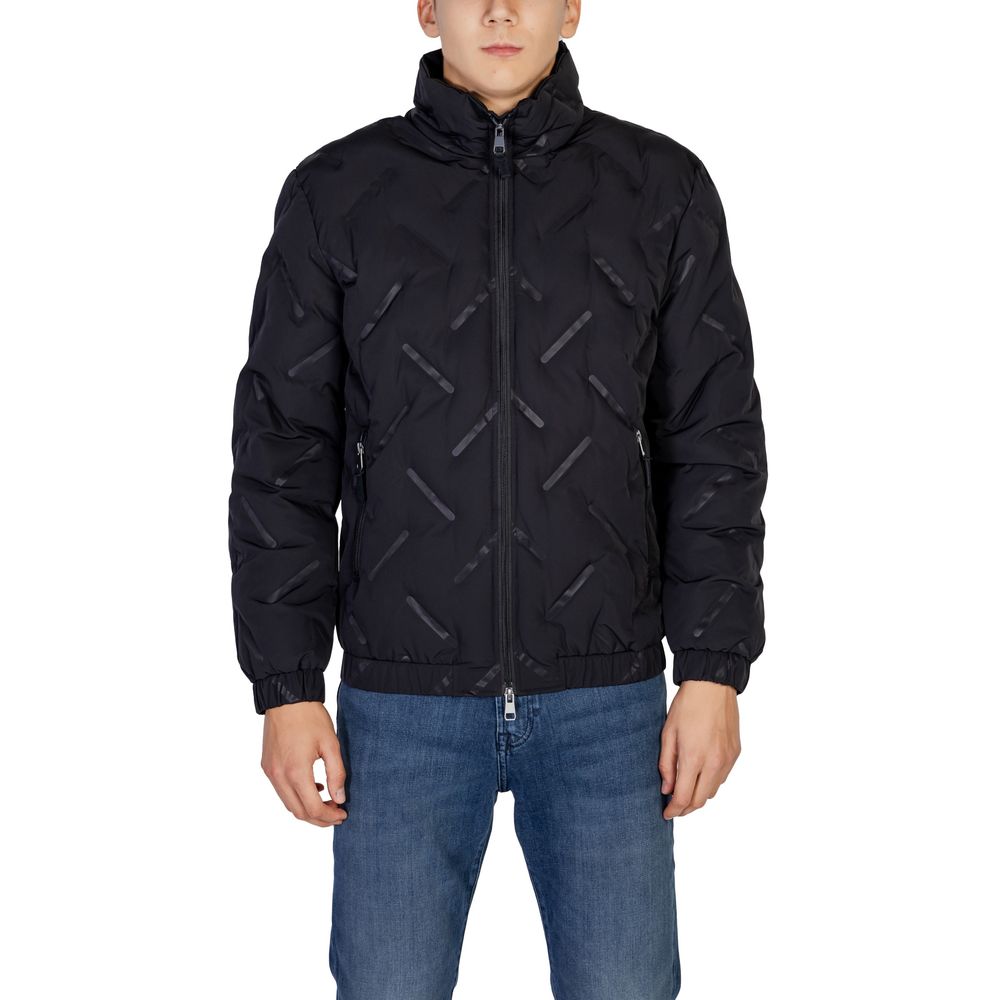 Antony Morato Black Polyester Jackets & Coat by Antony Morato
