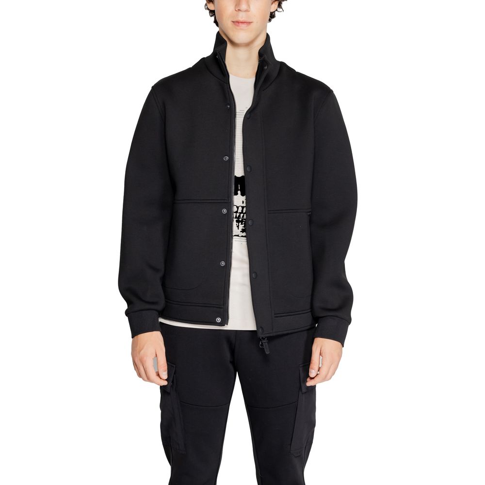 Antony Morato Black Polyester Jackets & Coat by Antony Morato
