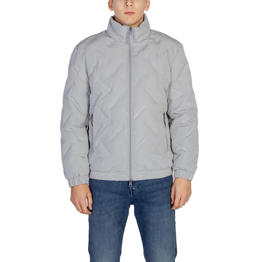 Antony Morato Gray Polyester Jackets & Coat by Antony Morato