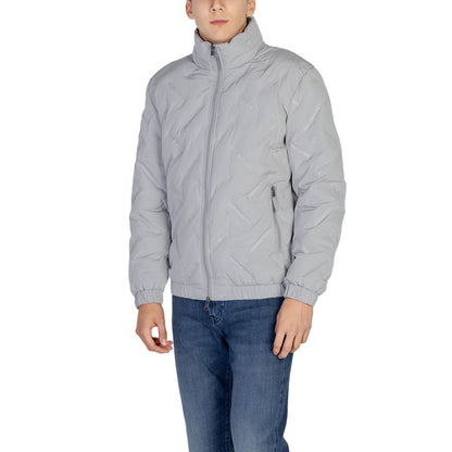 Antony Morato Gray Polyester Jackets & Coat by Antony Morato