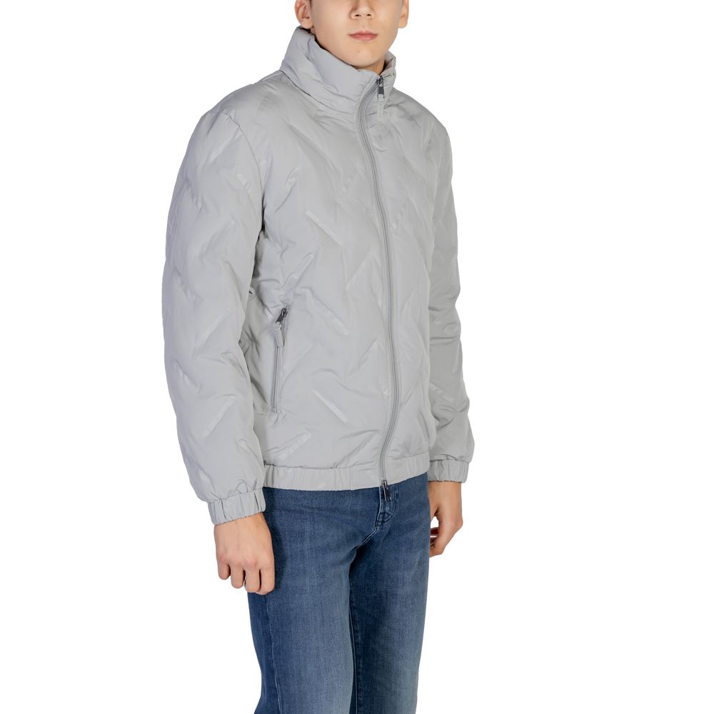 Antony Morato Gray Polyester Jackets & Coat by Antony Morato