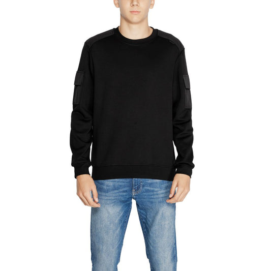 Antony Morato Black Cotton Sweatshirt by Antony Morato