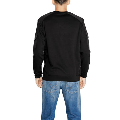 Antony Morato Black Cotton Sweatshirt by Antony Morato