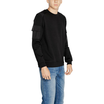Antony Morato Black Cotton Sweatshirt by Antony Morato