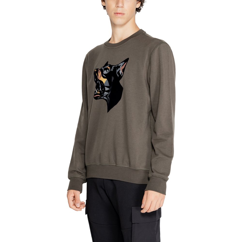 Antony Morato Green Cotton Sweatshirt by Antony Morato