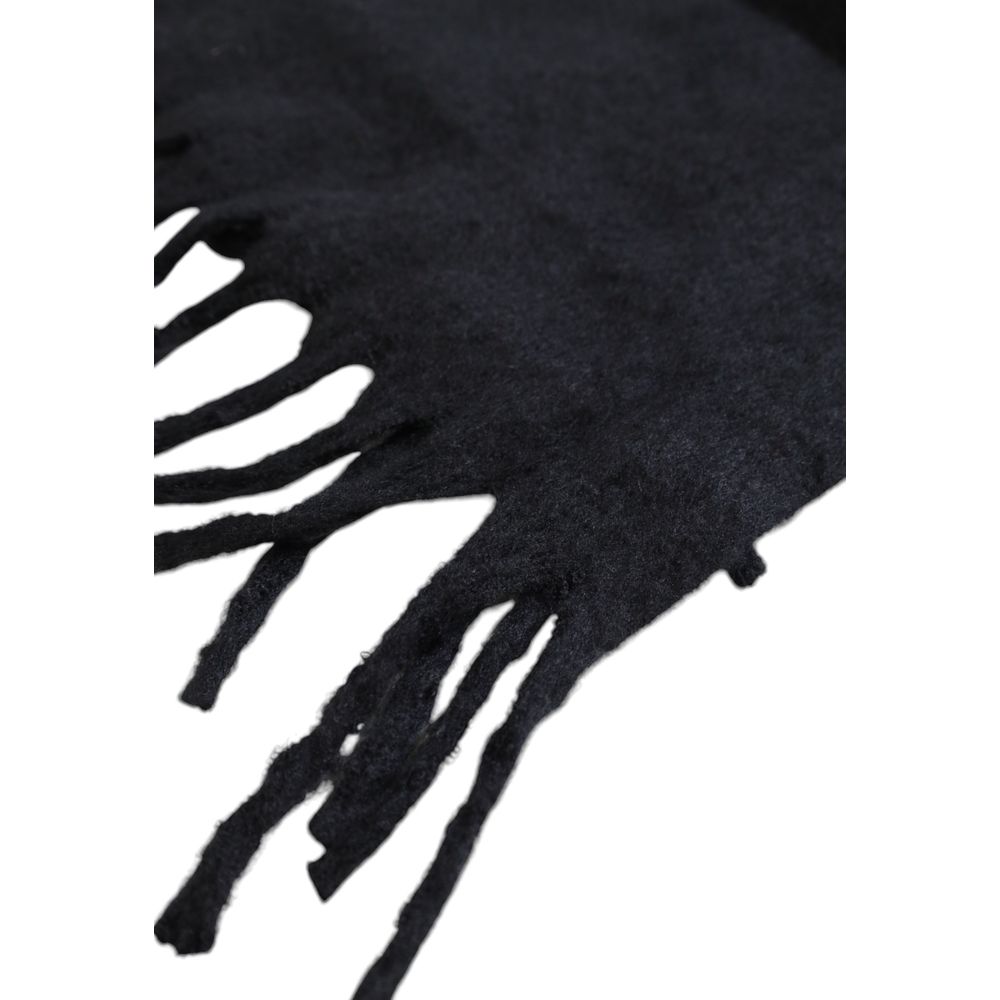 Antony Morato Black Polyester Scarf by Antony Morato