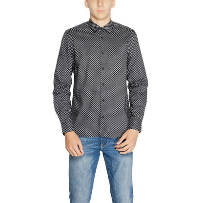 Antony Morato Gray Cotton Shirt by Antony Morato