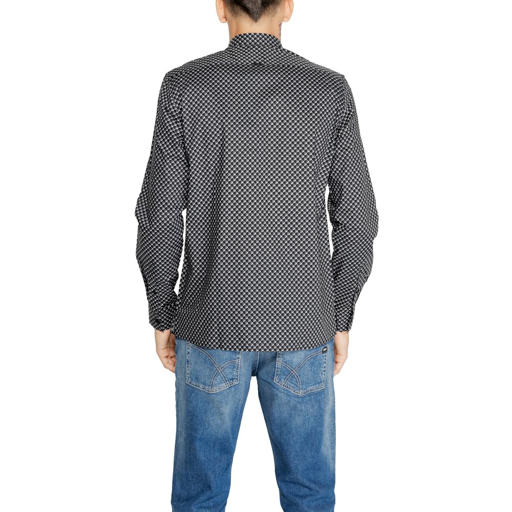 Antony Morato Gray Cotton Shirt by Antony Morato