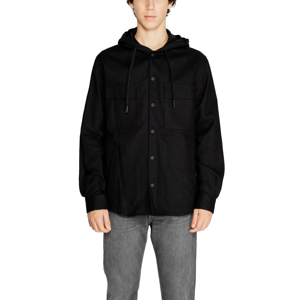 Antony Morato Black Cotton Shirt by Antony Morato