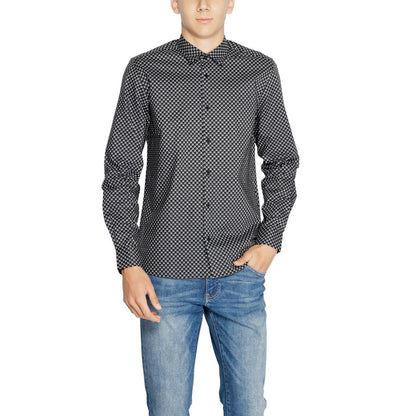 Antony Morato Gray Cotton Shirt by Antony Morato