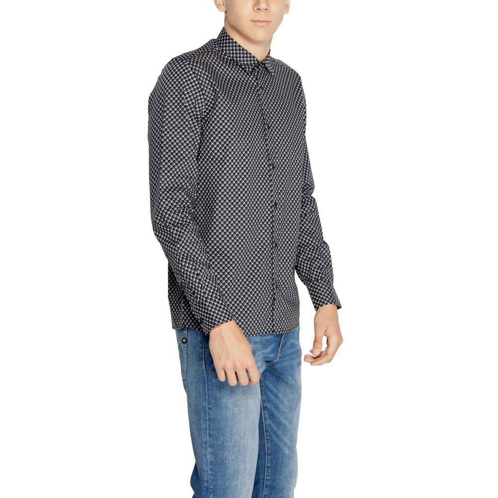 Antony Morato Gray Cotton Shirt by Antony Morato
