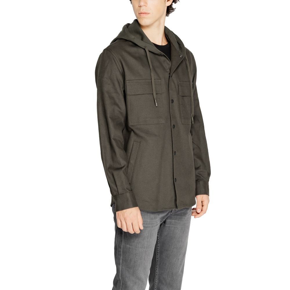 Antony Morato Green Cotton Shirt by Antony Morato