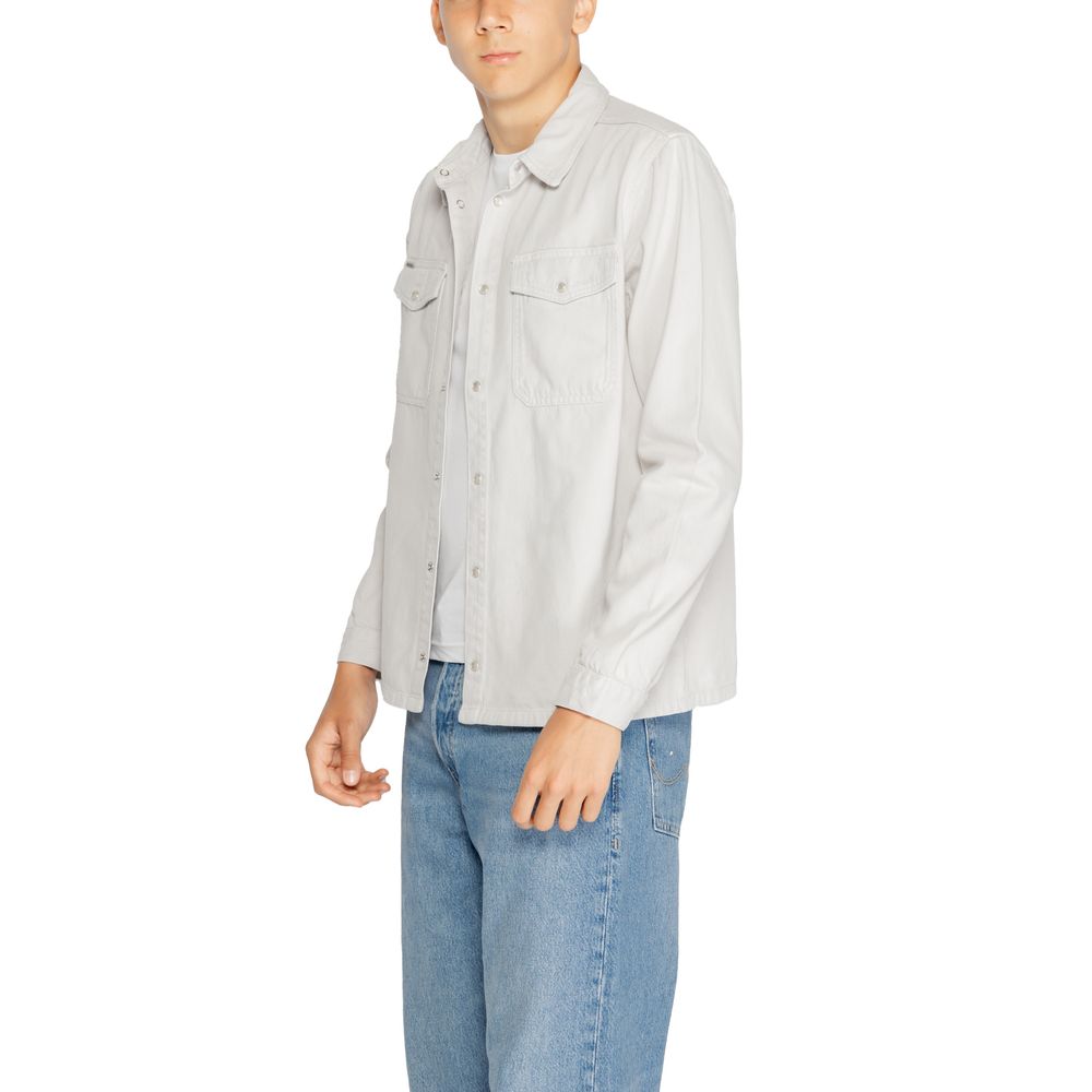 Antony Morato Gray Cotton Shirt by Antony Morato