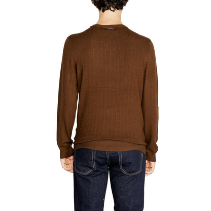 Antony Morato Brown Viscose Sweater by Antony Morato