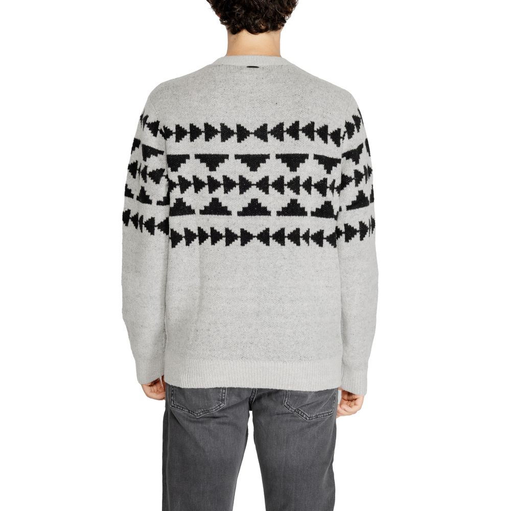 Antony Morato Gray Marabou Sweater by Antony Morato