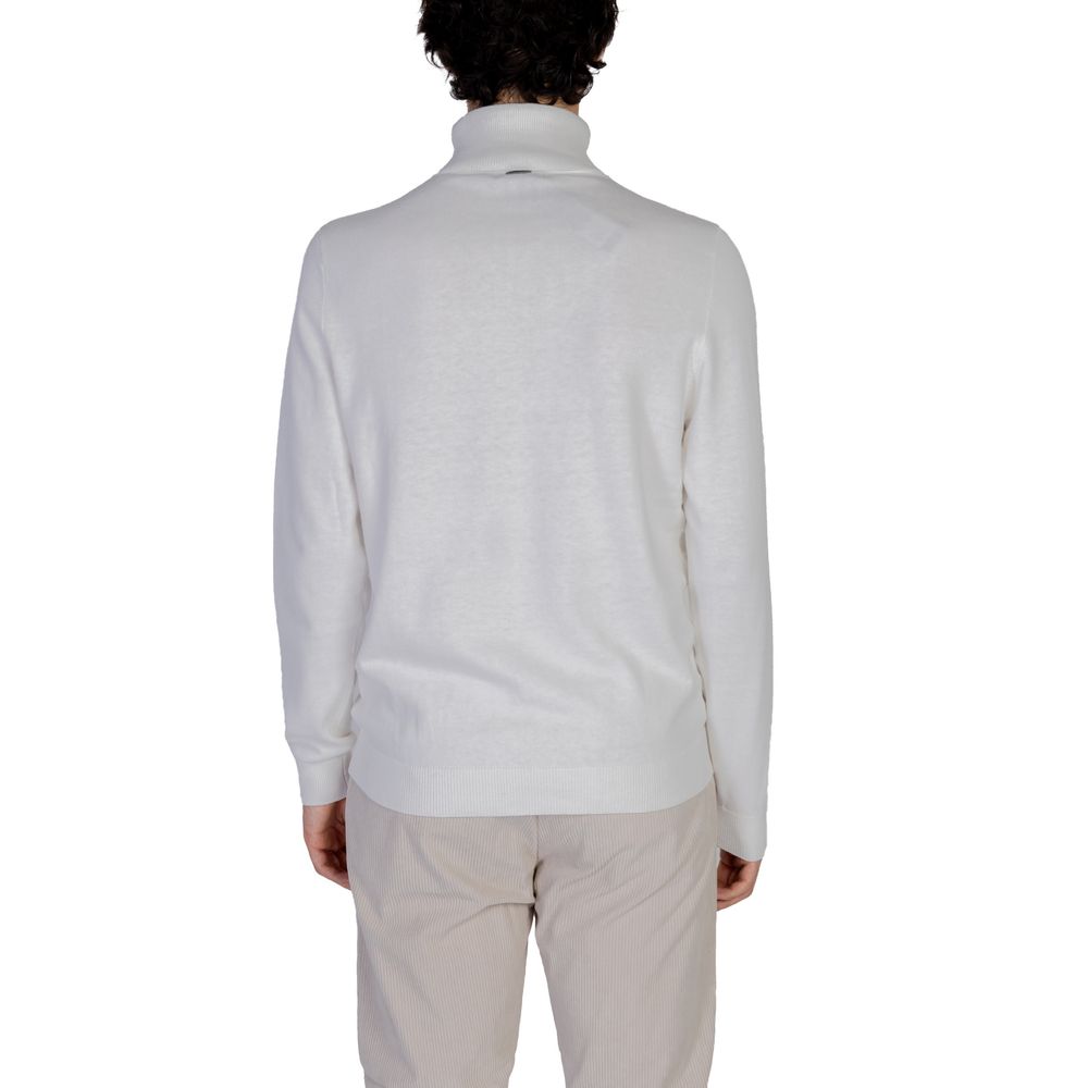 Antony Morato White Cotton Turtleneck by Antony Morato