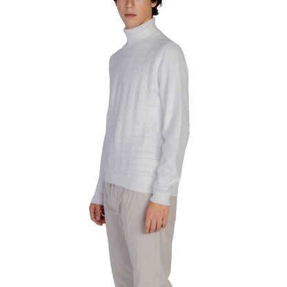 Antony Morato White Cotton Turtleneck by Antony Morato