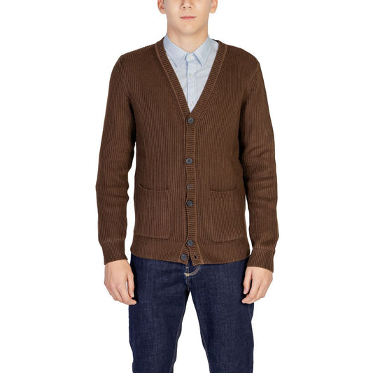 Antony Morato Cardigan en polyester marron