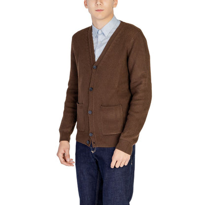 Antony Morato Cardigan en polyester marron